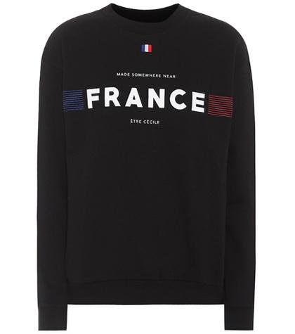 Tre Ccile France Cotton Sweatshirt