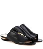 Acne Studios Kristen Embellished Leather Slides