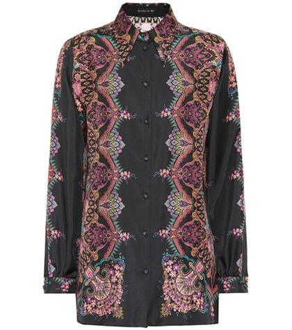 Joseph Printed Silk Twill Shirt