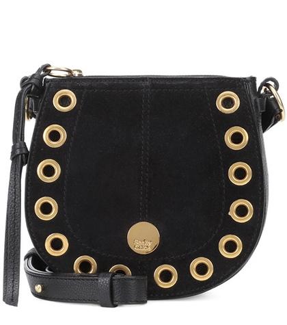 Gucci Kriss Mini Suede Shoulder Bag
