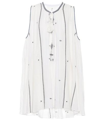 Isabel Marant, Toile Embroidered Cotton Swing Dress