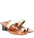 Loewe Tere Patent Leather Sandals