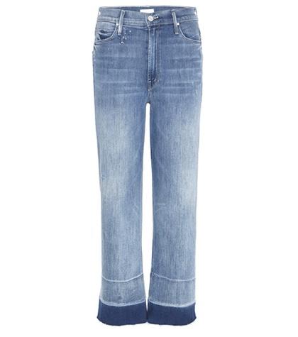 Opening Ceremony The Undone Hem Maverick High-rise Cropped Jeans