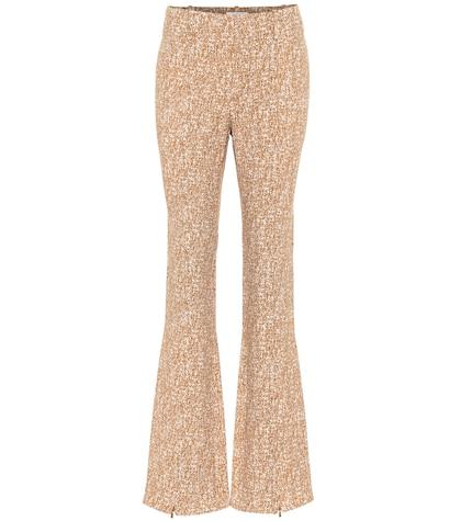 F.r.s For Restless Sleepers Printed Flared Crêpe Pants