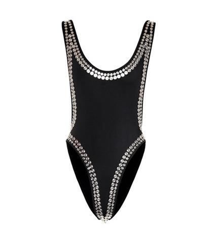 Norma Kamali Marissa Studded Swimsuit