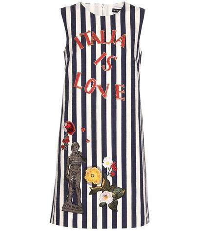 Dolce & Gabbana Embellished Cotton Dress