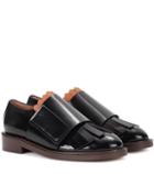 Marni Glossed-leather Oxford Shoes