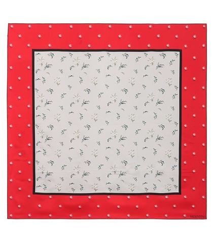 Calvin Klein Jeans Printed Silk Scarf