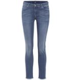 7 For All Mankind Pyper Cropped Mid-rise Skinny Jeans