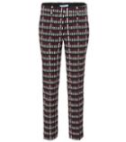 Prada Lipstick Wool-blend Trousers