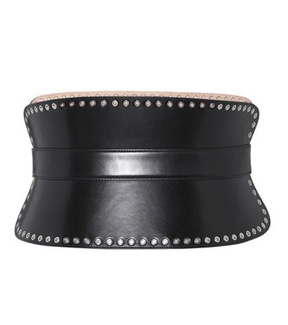 Alexander Mcqueen Studded Leather Corset Belt