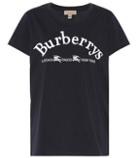 Burberry Embroidered Cotton T-shirt