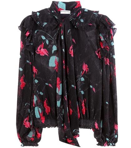 Balenciaga Plissé Blouse