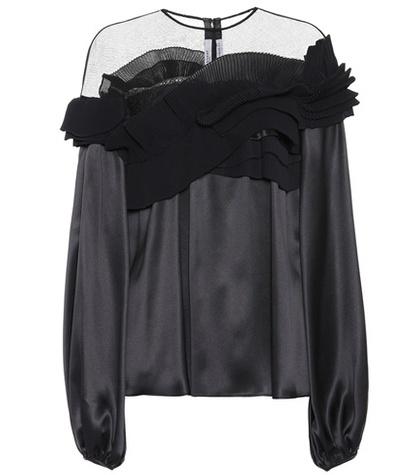 See By Chlo Silk-satin Top
