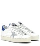 Balmain Hi Star Leather Sneakers
