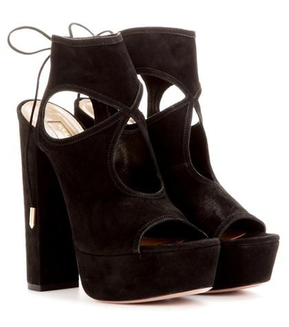 Gianvito Rossi Sexy Thing Plateau Suede Sandals