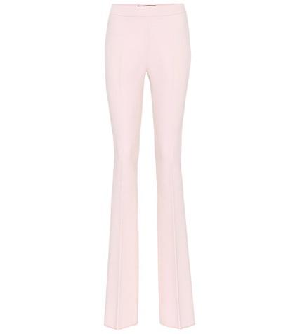 Prada Crêpe Flared Trousers