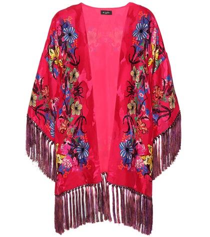 Etro Floral Jacquard Kimono Jacket