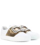 Roger Vivier Sneaky Viv' Leather Sneakers