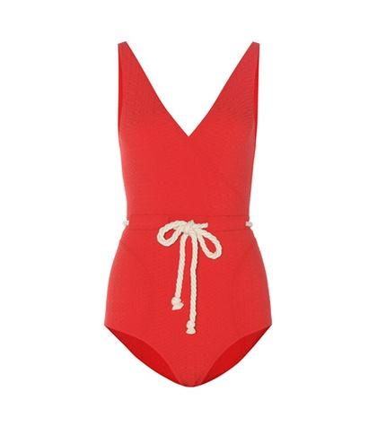 Kate Moss For Equipment Yasmin Drawstring  Swimsuit