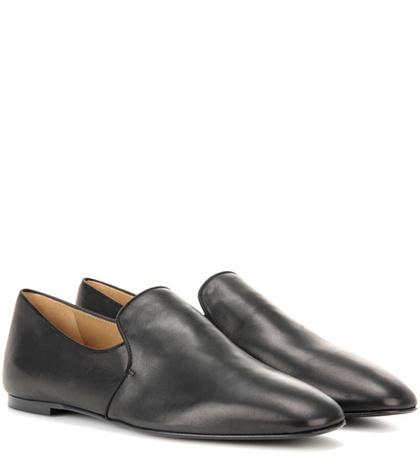 Salvatore Ferragamo Alys Leather Slippers