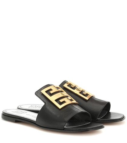 Givenchy 4g Leather Sandals
