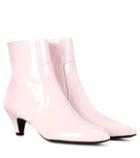 Calvin Klein 205w39nyc Kat Patent Leather Ankle Boots