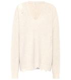 Moncler Grenoble Shredded Wool And Cashmere Sweater