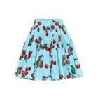 Dolce & Gabbana Exclusive To Mytheresa – Cherry Printed Cotton Miniskirt