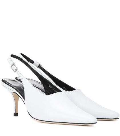 Dorateymur Groupie Ii Leather Slingback Pumps