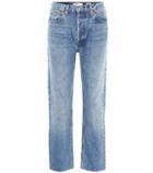 Re/done High-waisted Cropped Jeans