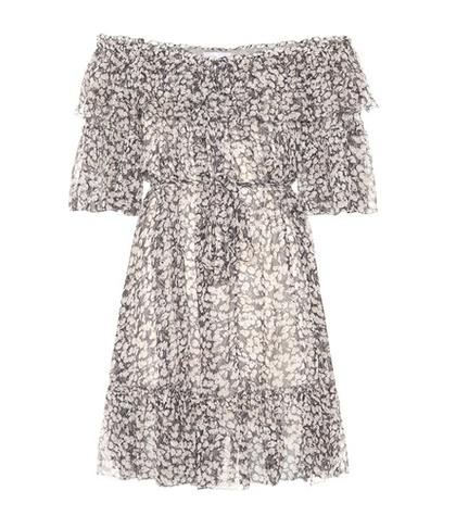 Zimmermann Prima Off-the-shoulder Silk Dress