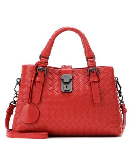 Christopher Kane Intrecciato Leather Shoulder Bag