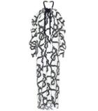 Monse Printed Silk Twill Gown