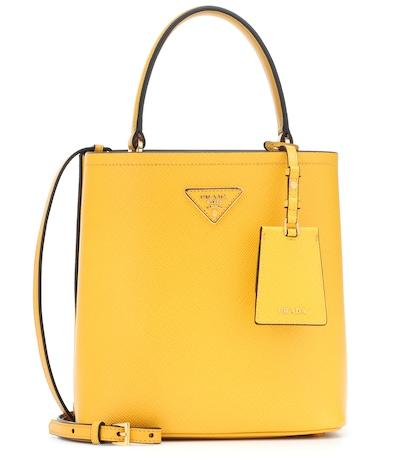Prada Double Medium Leather Tote