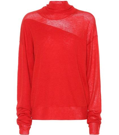 Helmut Lang Wool And Silk Sweater