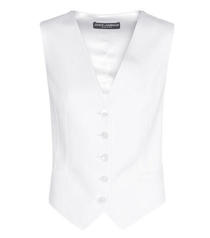 Dolce & Gabbana Virgin Wool And Silk Vest