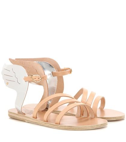 Isabel Marant, Toile Ikaria Metallic Leather Sandals