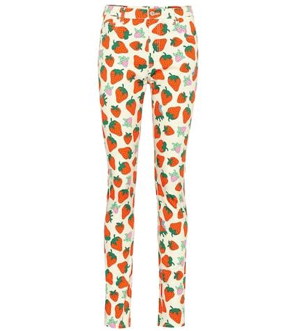 Gucci Printed High-rise Skinny Jeans