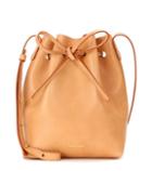 Rosie Assoulin Mini Bucket Leather Crossbody Bag