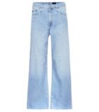 Ag Jeans The Etta Cropped Wide-leg Jeans