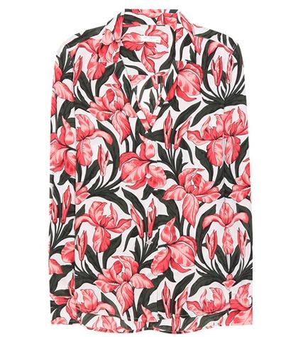 Equipment Adalyn Printed Silk Top