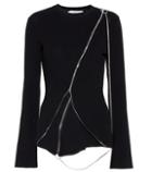 Givenchy Asymmetrical Zip Sweater