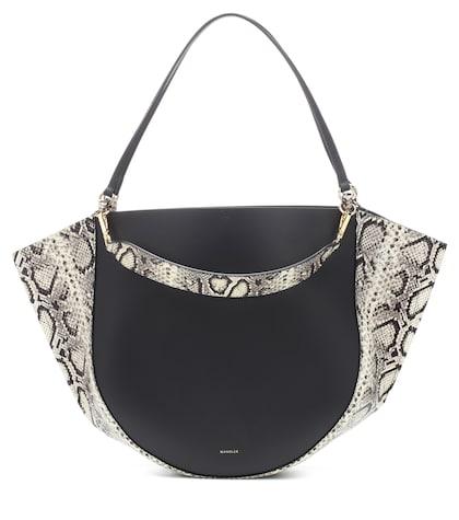 Wandler Mia Embossed Leather Tote