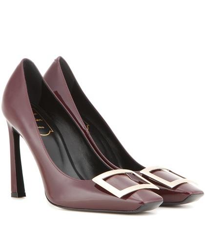 Etro Décolleté Belle Vivier Trompette Patent Leather Pumps