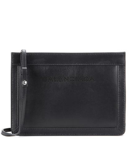 Balenciaga Navy Small Leather Shoulder Bag