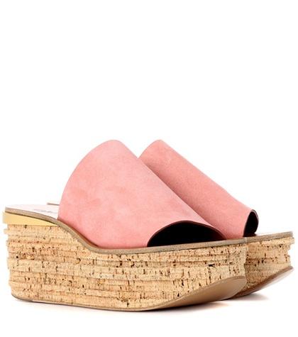 Gucci Camille Suede Platform Sandals