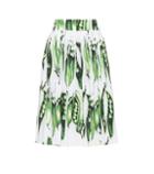 Dolce & Gabbana Printed Stretch-cotton Skirt
