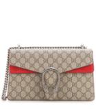 Gucci Dionysus Gg Supreme Coated Canvas And Suede Shoulder Bag