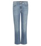 7 For All Mankind Cropped Boot-cut Jeans